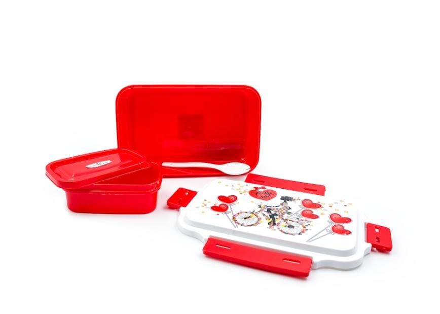 Feather Lunch Box - Color: Multicolor