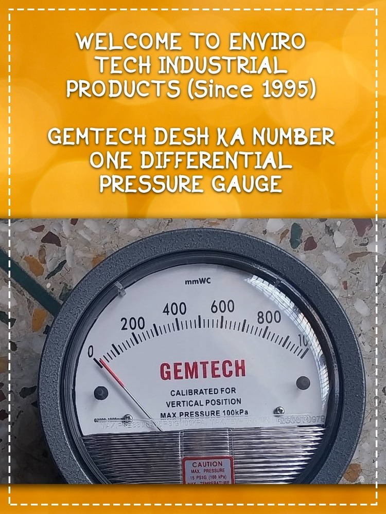GEMTECH DIFFERENTIAL PRESSURE GAUGE In Badaun Industrial Area Uttar Pradesh
