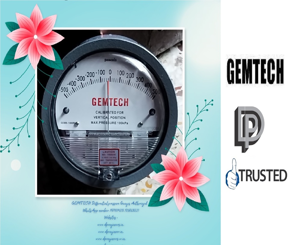 GEMTECH I DIFFERENTIAL PRESSURE GAUGE IN Daultabad Industrial Area Gurgaon Haryana