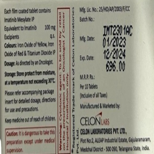 Celonib 100 Mg Tablet - Recommended For: Doctor