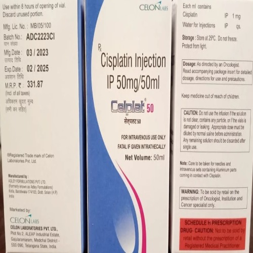 Celplat 50 mg Injection