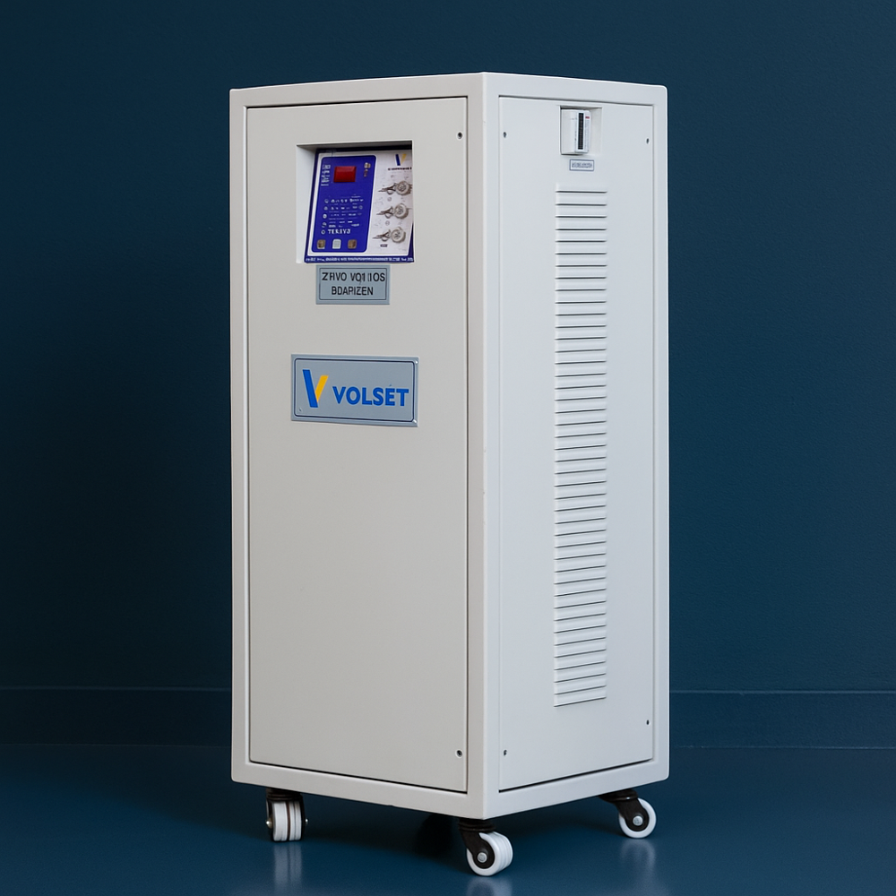 100 kVA Three Phase Air Cooled Servo Voltage Stabilizer