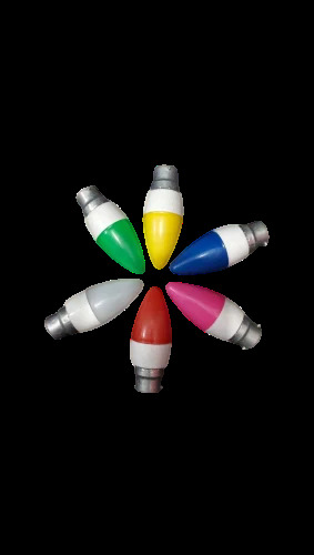 5 Watt And 6 Watt Candle Led Bulb - Color: Multicolor
