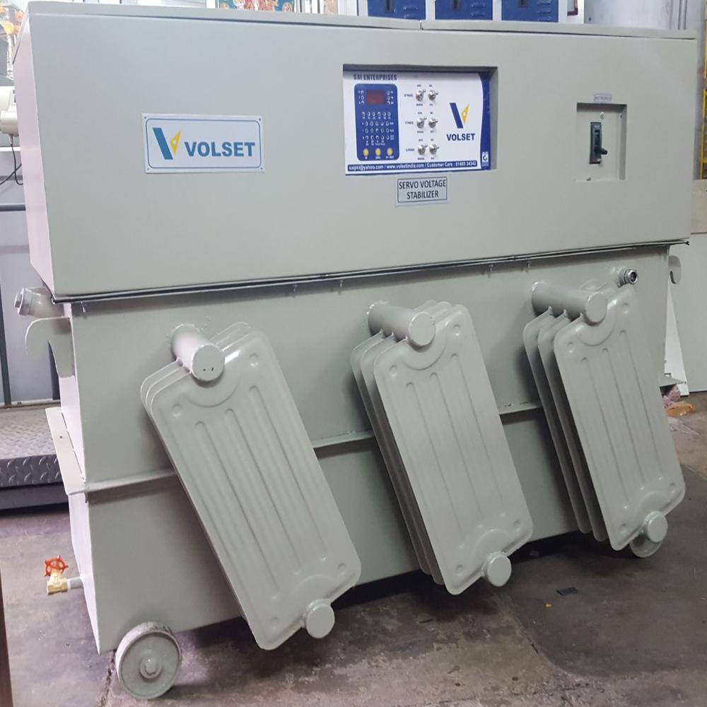 20kva Three Phase Oil cooled servo voltage stabilizer