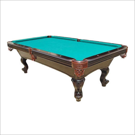 Oxford Pool Table - Wood, 8ft x 4ft, Brown Cloth Surface | Durable, Classic Design, Family Recreation