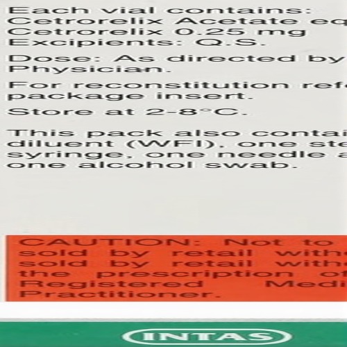 Cetrolix 0.25 mg Injection