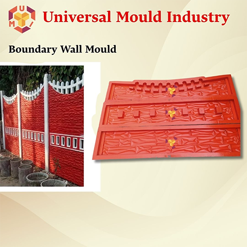 Precast Compound Wall Mould - Color: Red