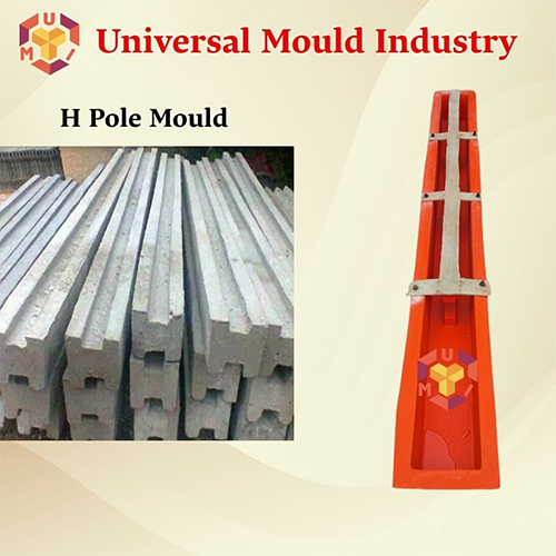 Precast Column Mould - Color: Red