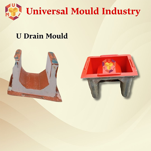 Frp U Drain Mould - Color: Red