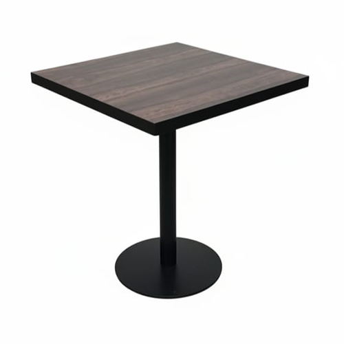 Single Leg Steel Table Base - Color: Black / White / Silver / Custom Color Options
