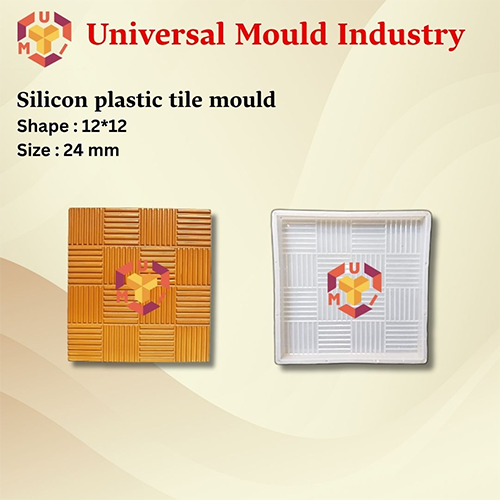 Pvc Tile Mould - Color: White