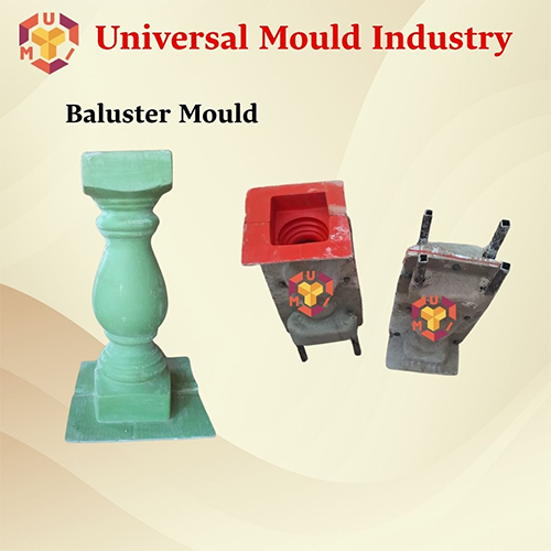 Frp Balusters Mould - Frp Material, Round Shape, Blue Color | Durable Concrete Shaping Solution For Railings And Fences