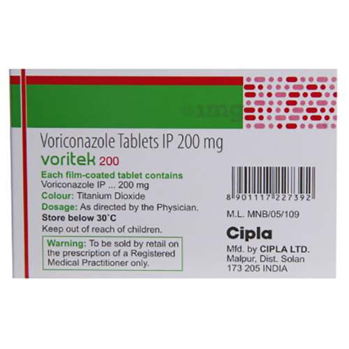 200 Mg Voriconazole Tablets IP