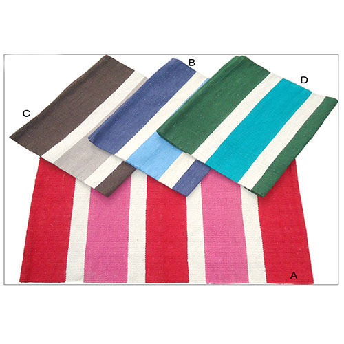 Salam Embroidery Stripe Rugs - Color: Different Available
