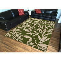 Leaf Printed Polypropylene Rugs