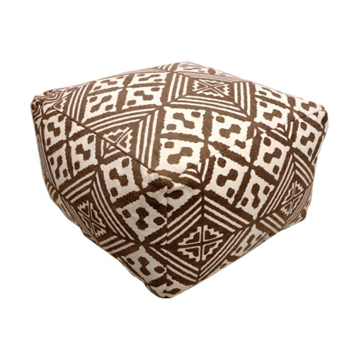 Brown Printed Poufs - Application: Home Furnishings