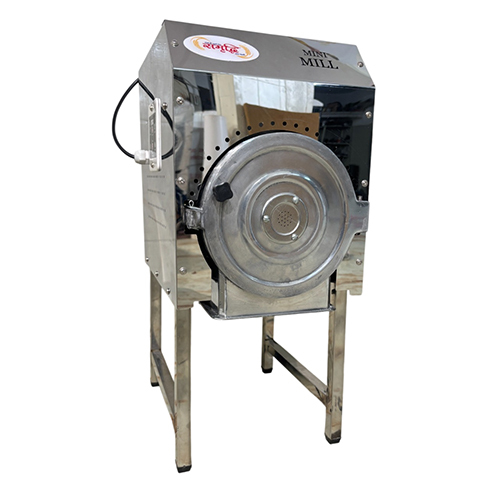 1 Hp Mini Domestic Flour Mill Machine - Feature: High Efficiency