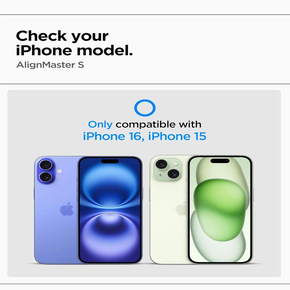 Spigen Tempered Glass for iPhone 16/15 [3 Pack]