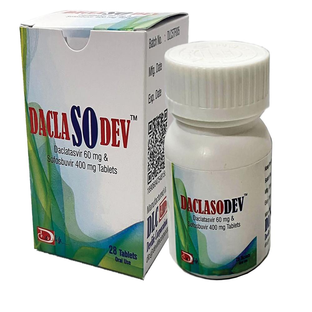 Daclatasvir 60 mg & Sofosbuvir 400 mg Tablets