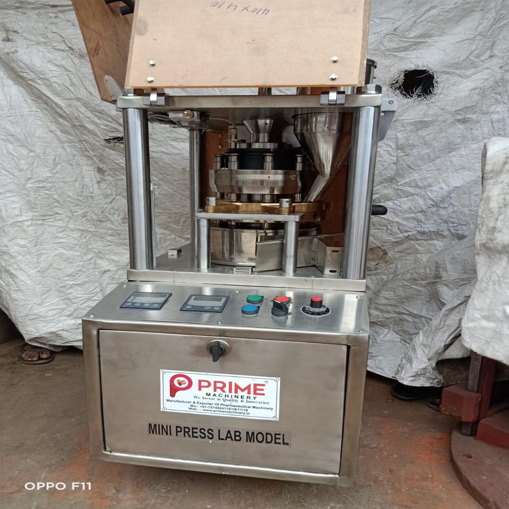 Mini Rotary Tablet Press - Capacity: 4800 - 18000 Kg/hr