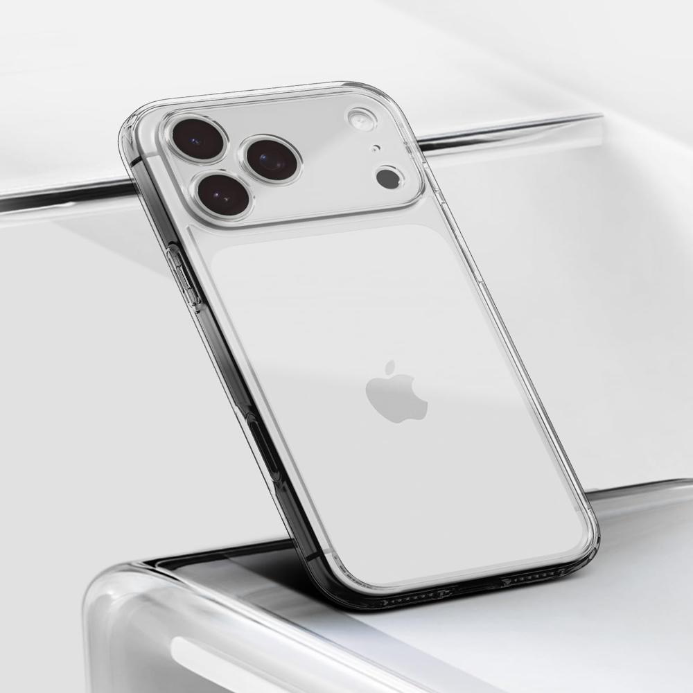 Spigen  Back Cover Case Compatible with iPhone 17 Pro  Crystal Clear