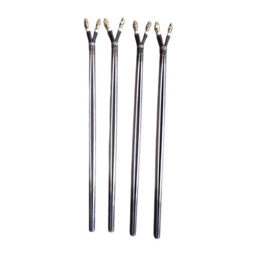 D-Type Tubular Heater - Color: Silver