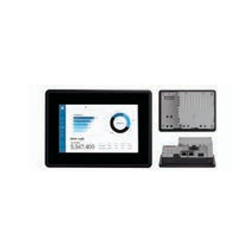 EX705M HMI - Plastic PC/ABS, 7 Inch TFT LCD, 800x480 Pixels, IP65 Front Panel, Ethernet RS232 RS485 USB Connectivity, 4-Wire Resistive Touch