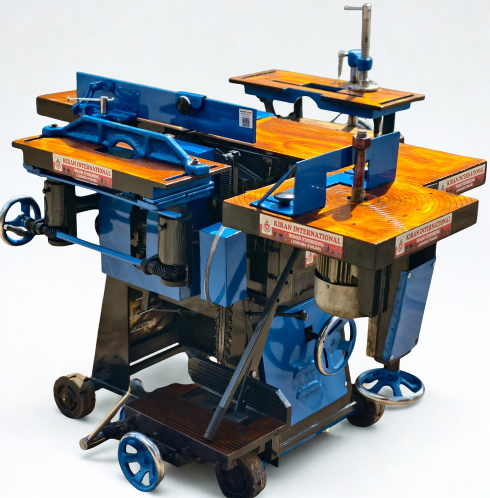 Double Cutter + Chain Mortiser + Router Machine