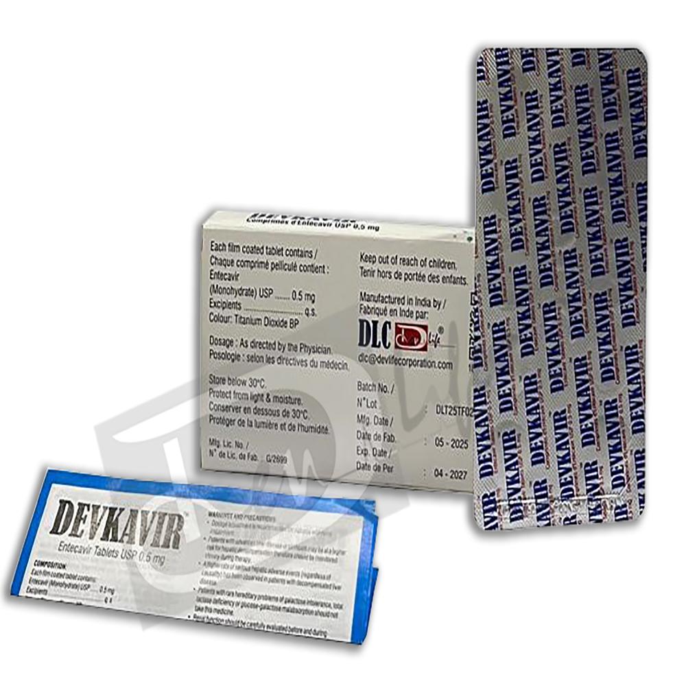 Enlekavir Tablets USP 0.5 mg