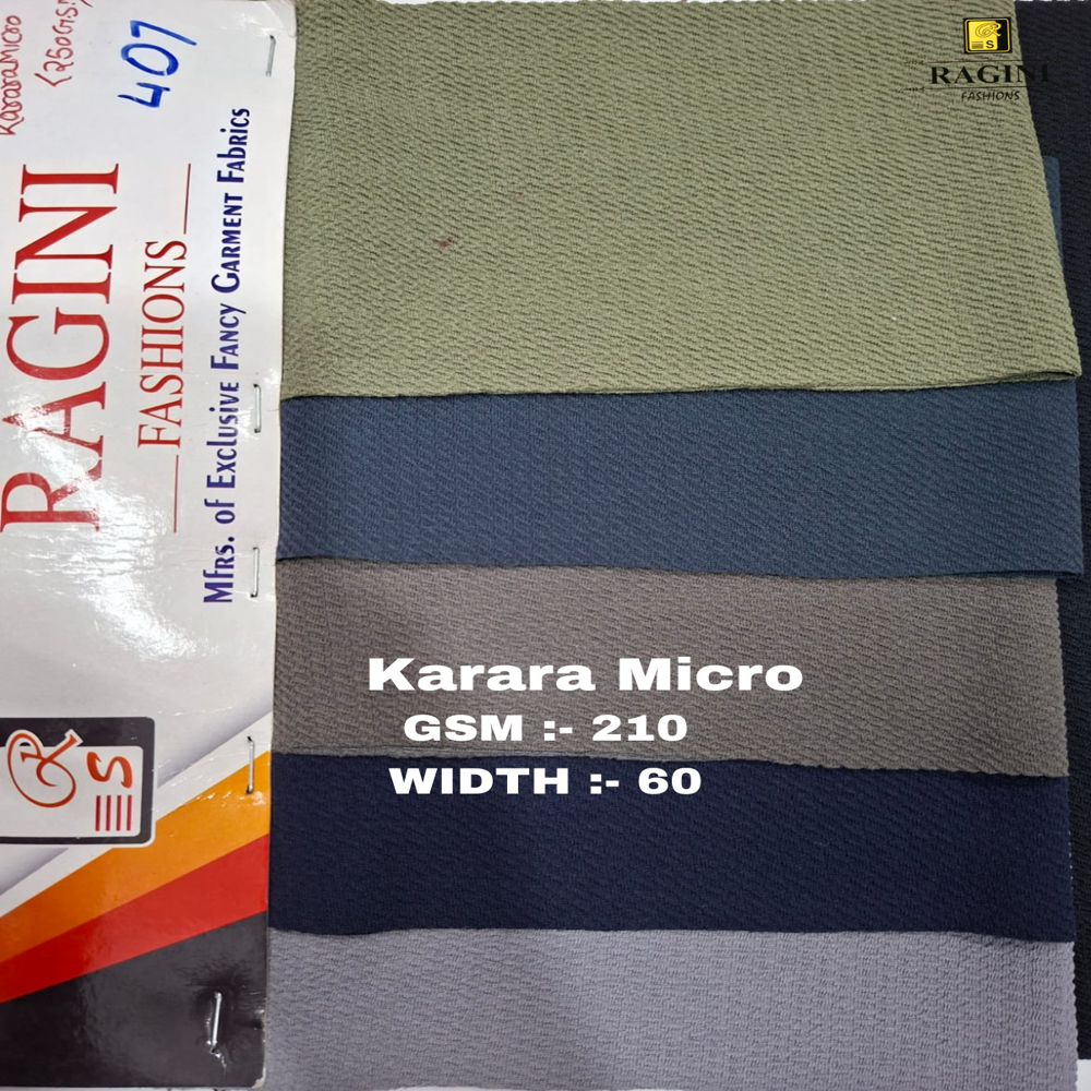 Karara Micro Fabrics - Application: Dress Material