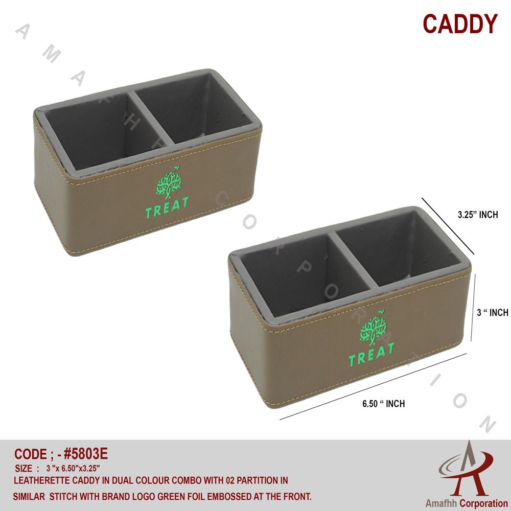 LEATHERETTE CADDY