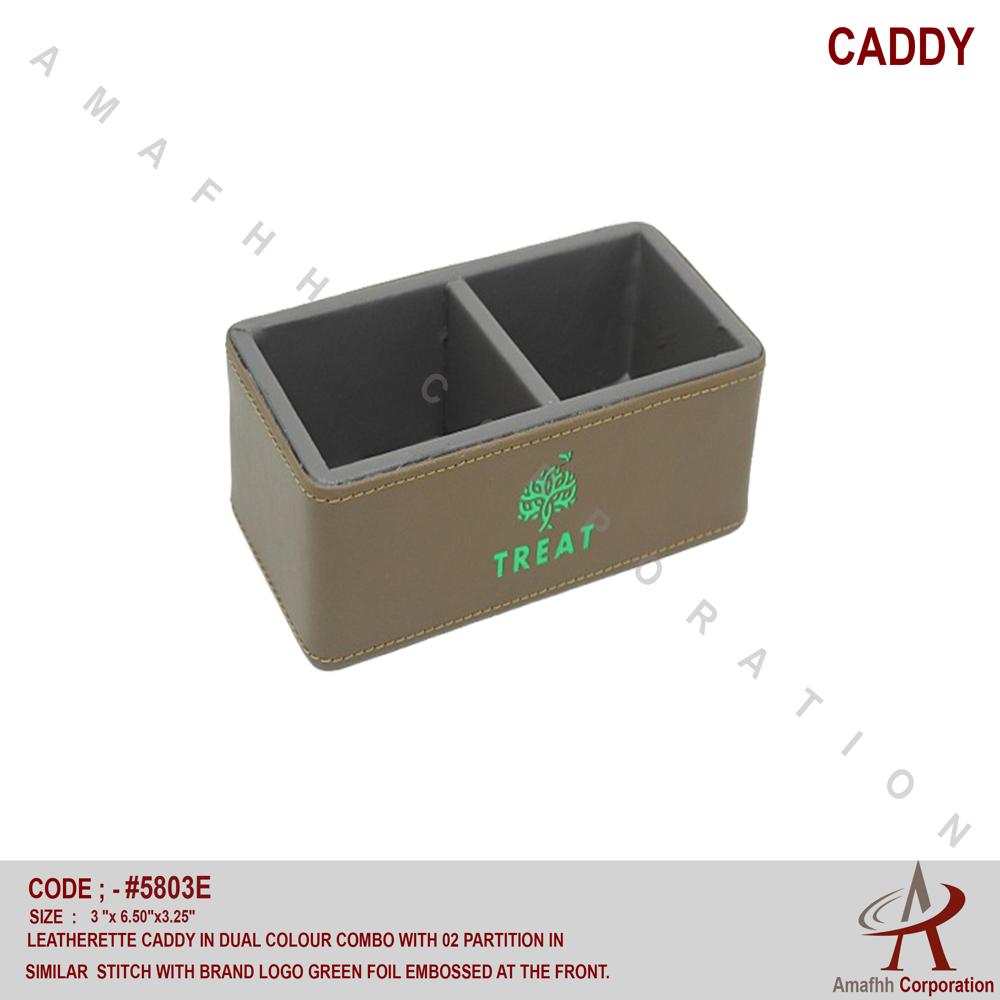 LEATHERETTE CADDY