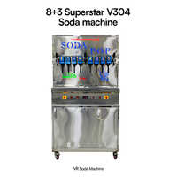 8+3 V304 Soda Machine - Automatic Grade: Automatic