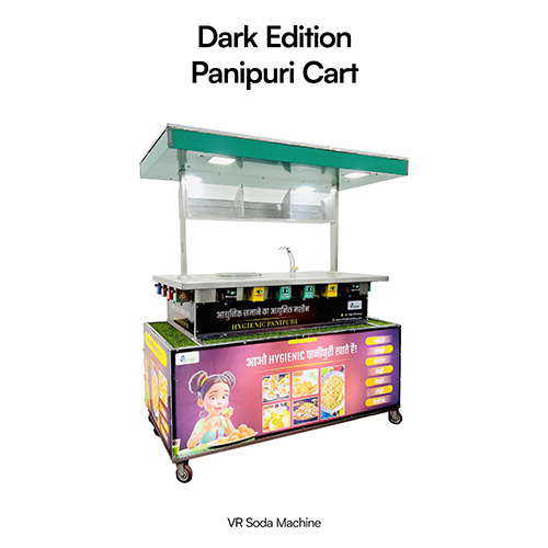 Dark Edition Panipuri Cart - Application: Commercial