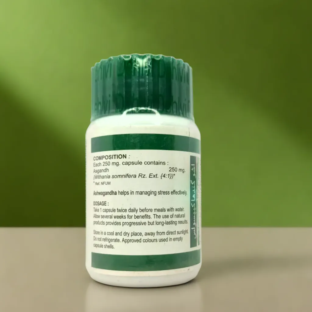 Dehlvi Ashwagandha 60 Capsules - Age Group: For Adults