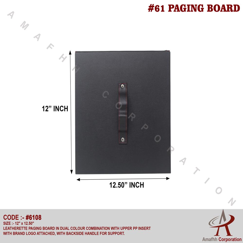 Paging Board - Material: Leatherette