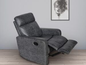 Commander Leatherette 1 Seater Manual Recliner Sofa