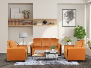 2116 FABRIC SOFA SET