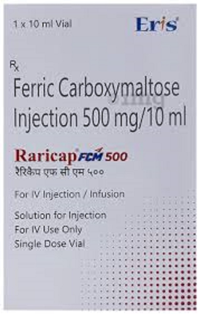 Raricap Fcm 500 Mg Injection