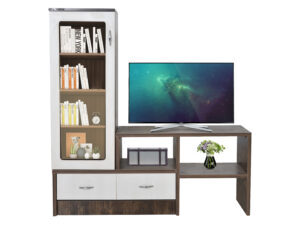 HUDSON TV UNIT WITH DETACHABLE STORAGE TOWER