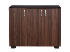 3 DOOR SHOE RACK WITH CUSHION