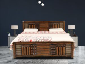 6X6.3 Teak Wood Heavy Cot