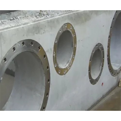 Hot Dipped Puddle Flanges - Color: Silver