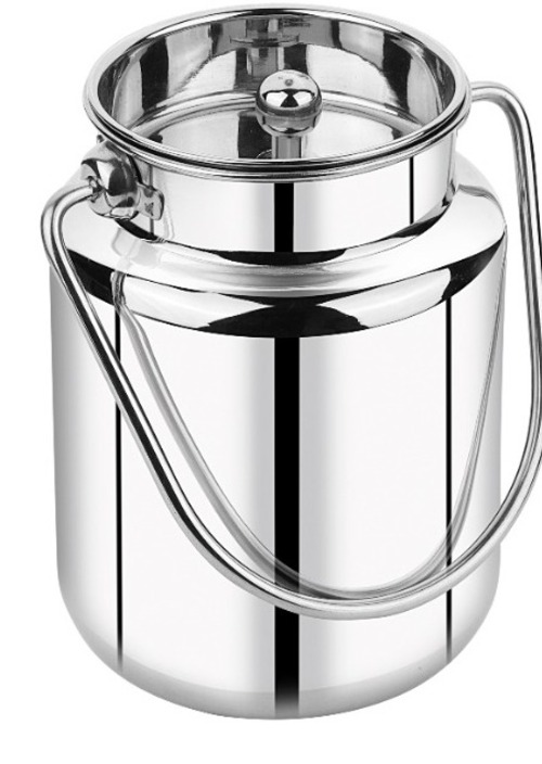 Stainless Steel Milk Dolchi & Milk Can With Handle