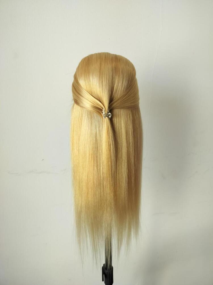Blonde Natural Straight Human Hair Full Lace Wig