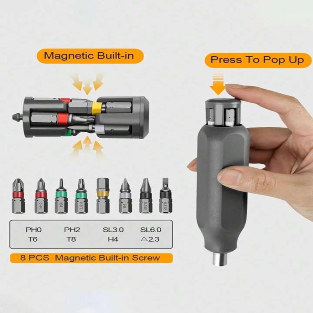 40 In 1 Precision Screwdriver Set - Features: Magnetic