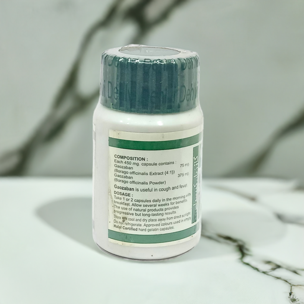 Dehlvi Gaozaban 60 Capsule