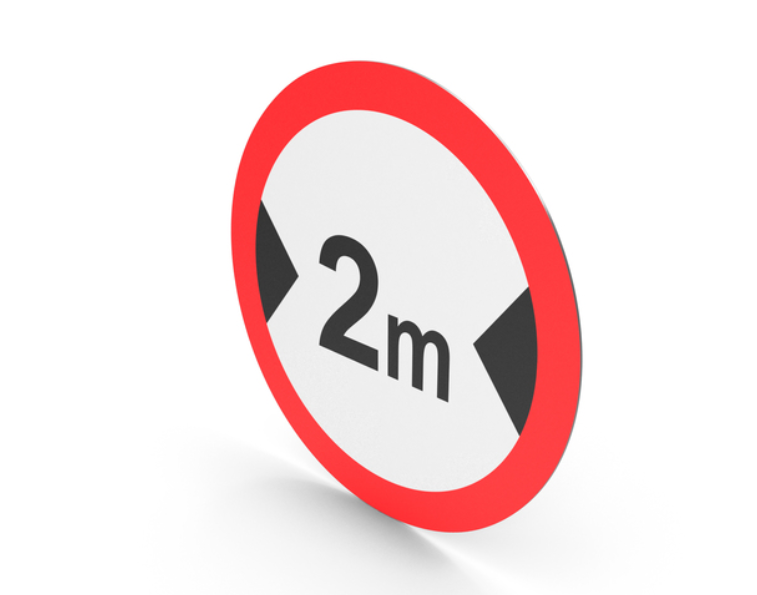 Road Signage - Color: Red Black White