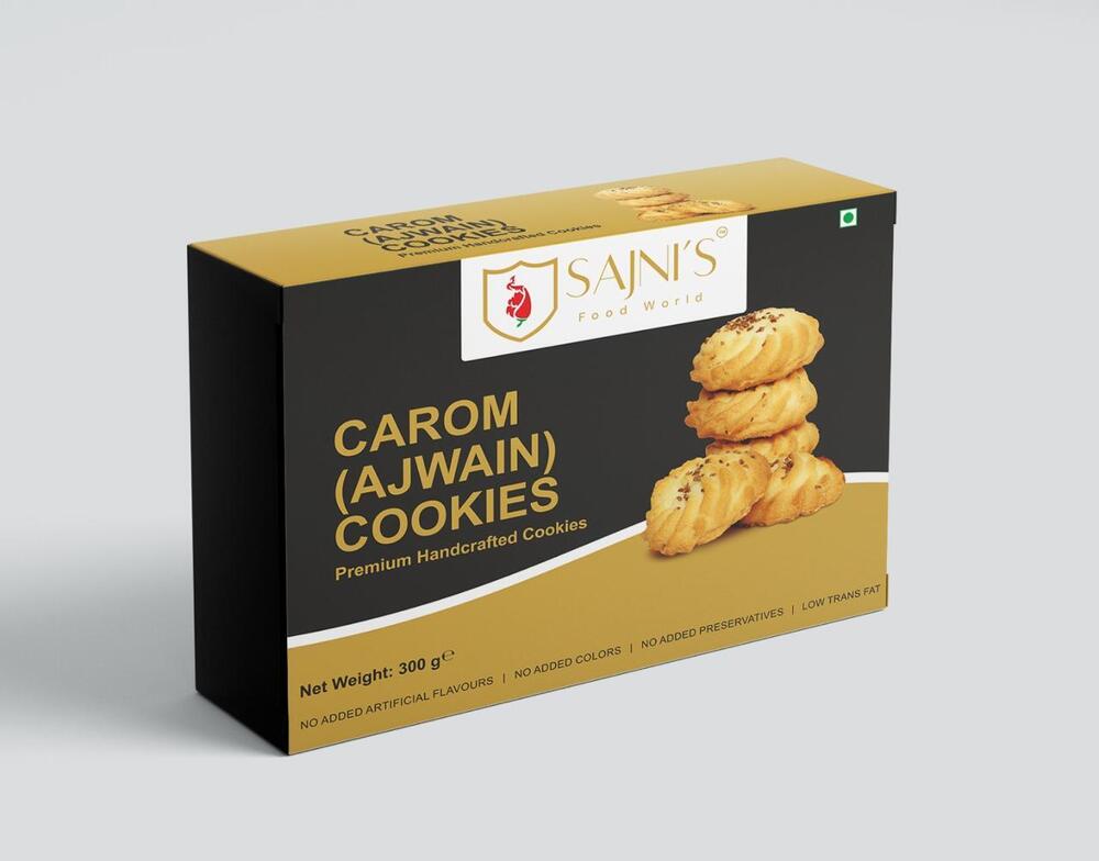300Gm Carom Ajwain Cookies - Feature: Glucose