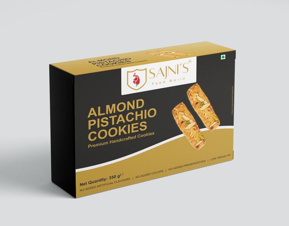 350Gm Almond Pistachio Cookies - Feature: Gluten Free